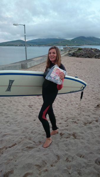 And finally the book comes back thome to Ballydavid beach where it all began